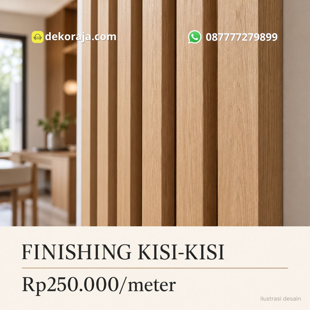Ilustrasi Finishing Kisi-Kisi