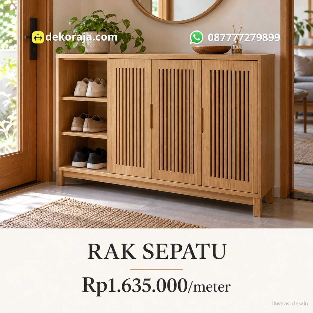 Ilustrasi Rak Sepatu
