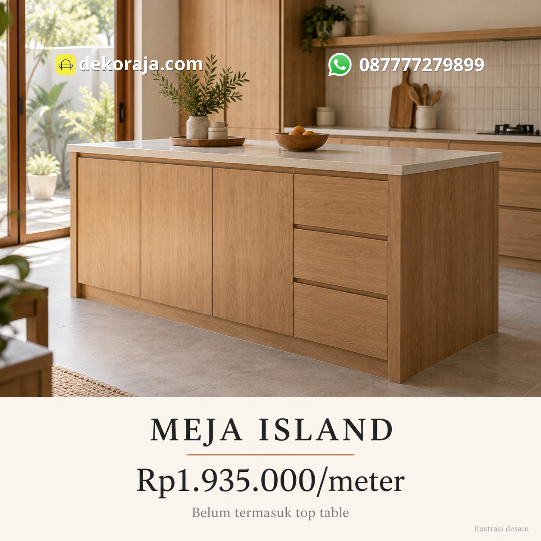 Ilustrasi Meja Island